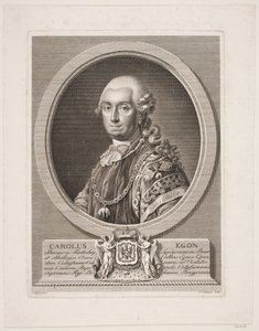 Carl Egon, prins van Fürstenberg door J.F. Clemens