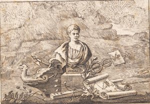 De handschriftenverzamelaar Arni Magnusson door J.F. Clemens