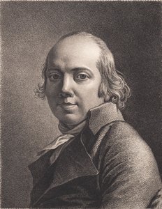 Jens Juels getekend zelfportret door J.F. Clemens