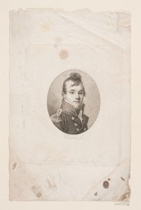 Luitenant Ole Christian Lange door J.F. Clemens