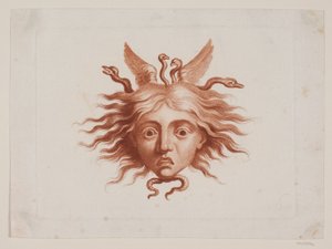 Medusahoofd door J.F. Clemens