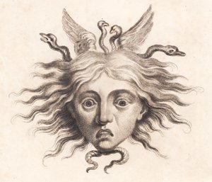 Medusahoofd door J.F. Clemens