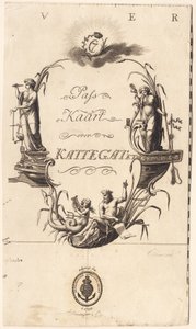 Kaart van Kattegat door J.F. Clemens