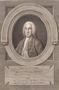 Portret van dokter Johann Samuel von Berger