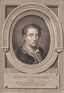 Portret van de schilder Johan Mandelberg