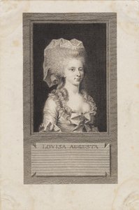Portret van prinses Louisa Agusta