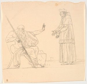 Richelieu voor Rhadamanthos door J.F. Clemens