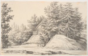 De tuin van Sanderumgaard I door J.F. Clemens