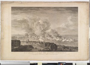 De Slag bij Kopenhagen op 2 april 1801 door J.F. Clemens