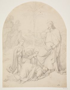 De opgestane Christus verschijnt aan de vrouwen door J.L. Lund