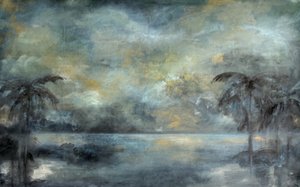 Stemmige tropische reflecties door JMF FINE ART