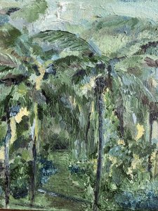 Kronkelend groen pad door JMF FINE ART