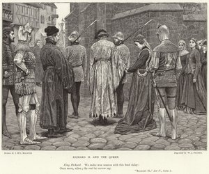 Richard II en de Koningin, Richard II, Act V, Scene I