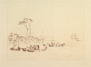Inverary Kasteel en Stad, Schotland Liber Studiorum, deel XIII, 1816