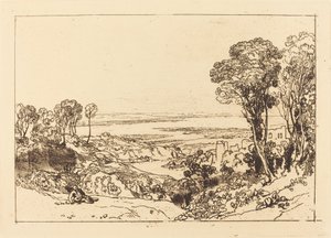 Kruising van Severn en Wye, gepubliceerd 1811 door Joseph Mallord William Turner