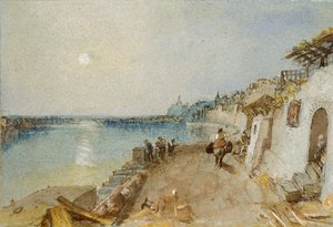 Rietz, nabij Saumur, ca. 1830 door Joseph Mallord William Turner