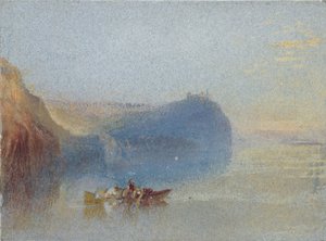 Scène aan de Loire, ca. 1826-1830 door Joseph Mallord William Turner