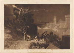 Tiende Plaag van Egypte, gepubliceerd 1816