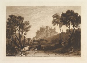 Het kasteel boven de weiden Liber Studiorum, deel II, plaat 8
