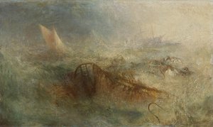 De storm, 1840-45 door Joseph Mallord William Turner