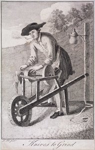 Messen om te slijpen, Kreten van Londen, ca. 1750