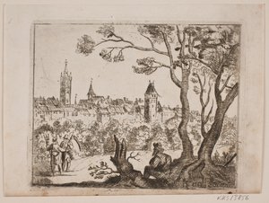 Bij een stad