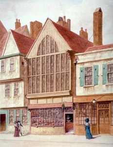 Uitzicht op Trinity Hall, Aldersgate Street, City of London, 1780 door JT Wilson