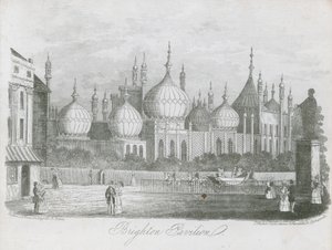 Algemeen uitzicht op het Brighton Pavilion