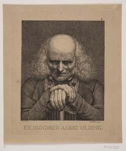 Een honderdjarige oude man