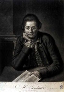 Mr Tenducci, gegraveerd door John Finlayson (1730-76) door J. (after) Bruscett