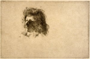 Een hoofd door J. Alden Weir