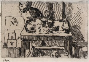 Manx Katten - Eiland Man door J. Alden Weir