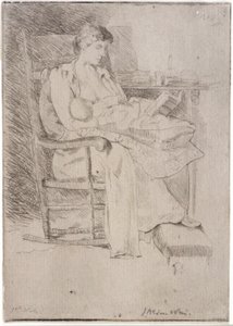 Moeder en kind nr. 2 door J. Alden Weir