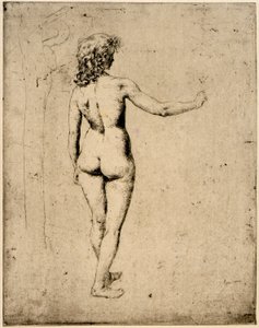 Naaktstudie door J. Alden Weir