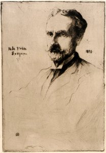 Portret van Dr. Robert F. Weir door J. Alden Weir