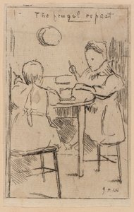 De spaarzame maaltijd - het eiland Man door J. Alden Weir