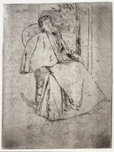 De Schommelstoel door J. Alden Weir