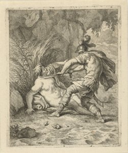 Peleus vangt Thetis