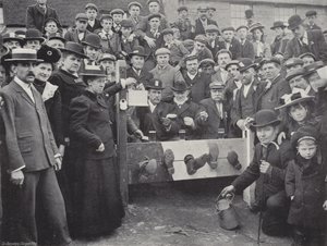Corby Pole Fair, in de Schandpaal door J. Benjamin Stone