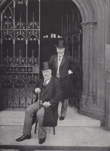 Sir Edward Reed, K.C.B., en Mr. E. T. Reed door J. Benjamin Stone