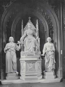Standbeeld van Koningin Victoria door J. Benjamin Stone