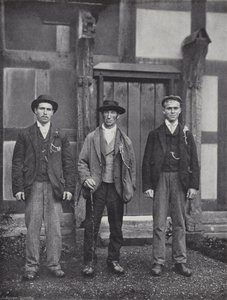 Stratford-on-Avon Mop, staan voor Huur door J. Benjamin Stone