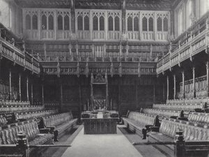 Het Lagerhuis vanaf de Bar door J. Benjamin Stone