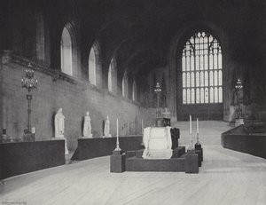 De Lijkstaat van William Ewart Gladstone door J. Benjamin Stone