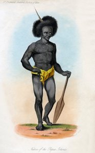 Inboorling van de Papua-eilanden, ca. 1840