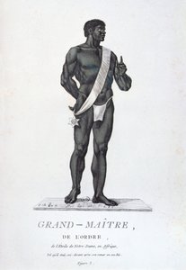 Grootmeester van de Orde van de Ster van Notre-Dame, in het kostuum van zijn land, uit 