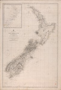 Kaart van Nieuw-Zeeland