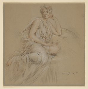 Klassiek Figuur door J. Carroll Beckwith
