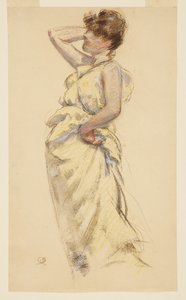 Dansbeweging door J. Carroll Beckwith