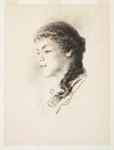 Portret, mogelijk Elizabeth Vail door J. Carroll Beckwith